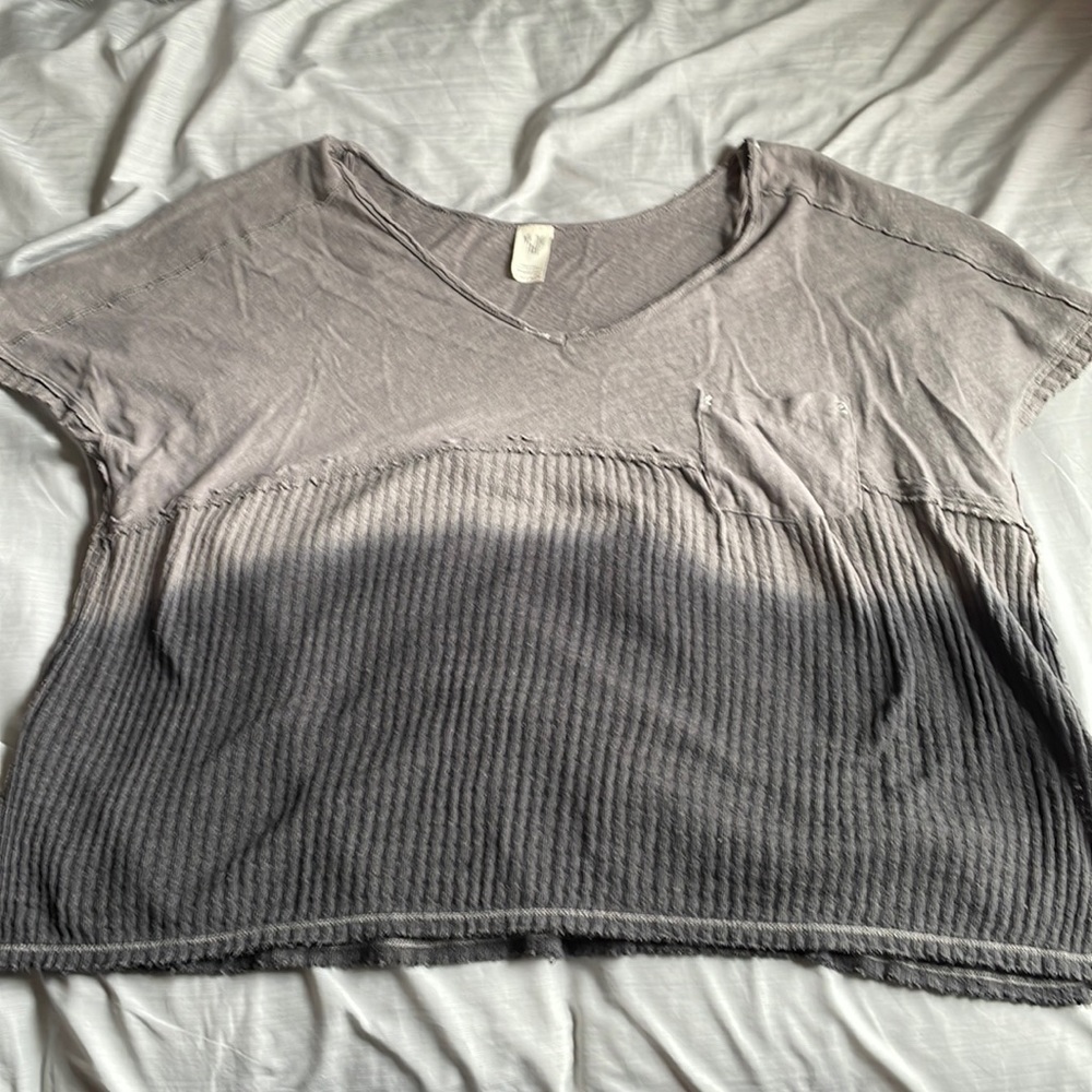 Free People oversized ombré t-shirt